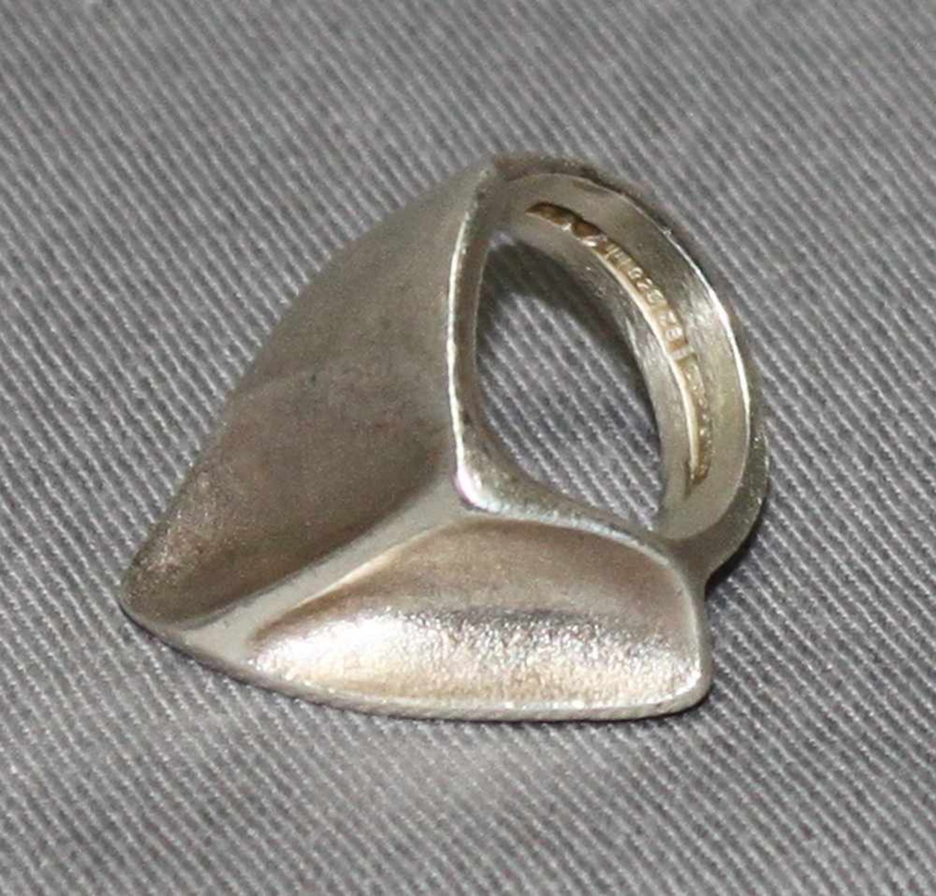 Schmuck. Silber. Lapponia.Ring "Harpoon". 925er Sterling Silber. Auf der Innenseite des Rings