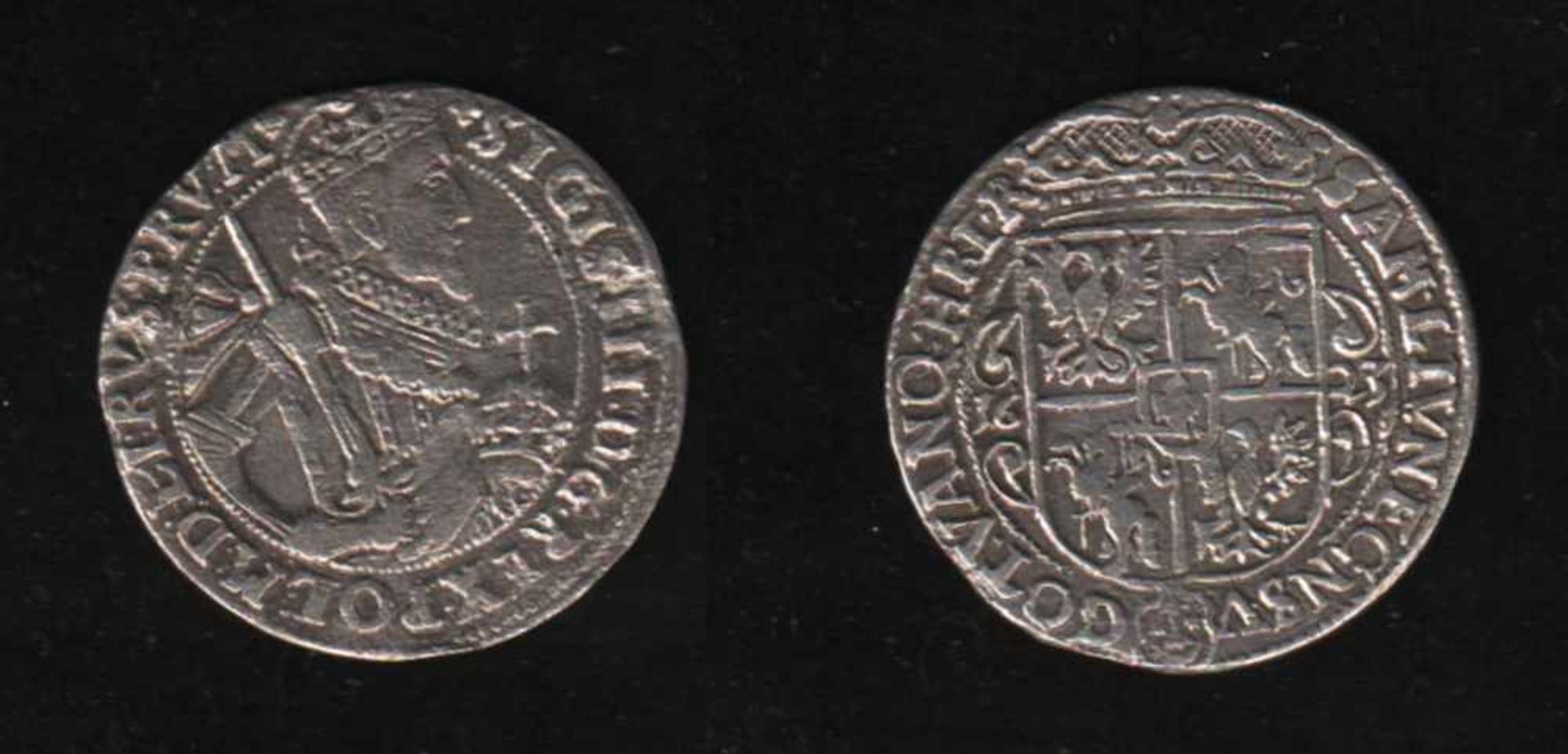 Polen. 1 / 4 Taler (?).Sigismund III. (König von Polen und Großfürst von Litauen, 1566 - 1632).