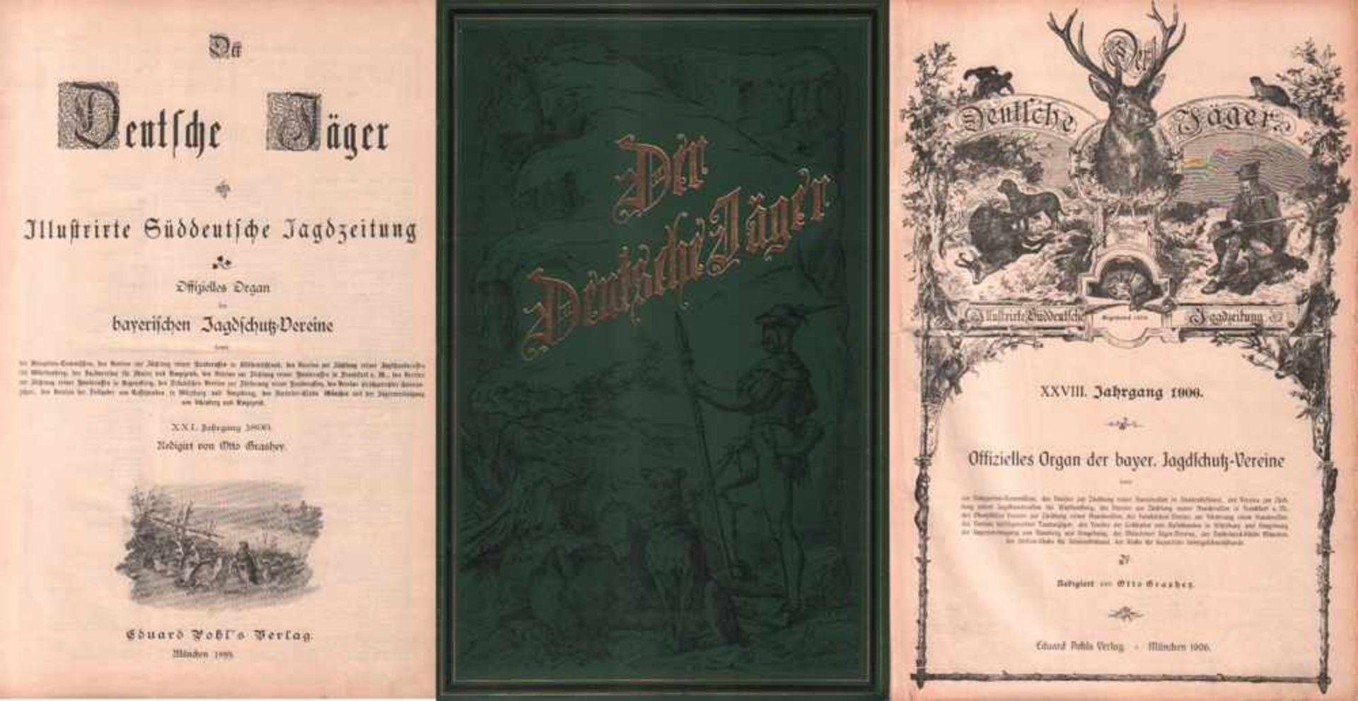 Der Deutsche Jäger.Illustrierte Süddeutsche Jagdzeitung. Offizielles Organ der bayerischen