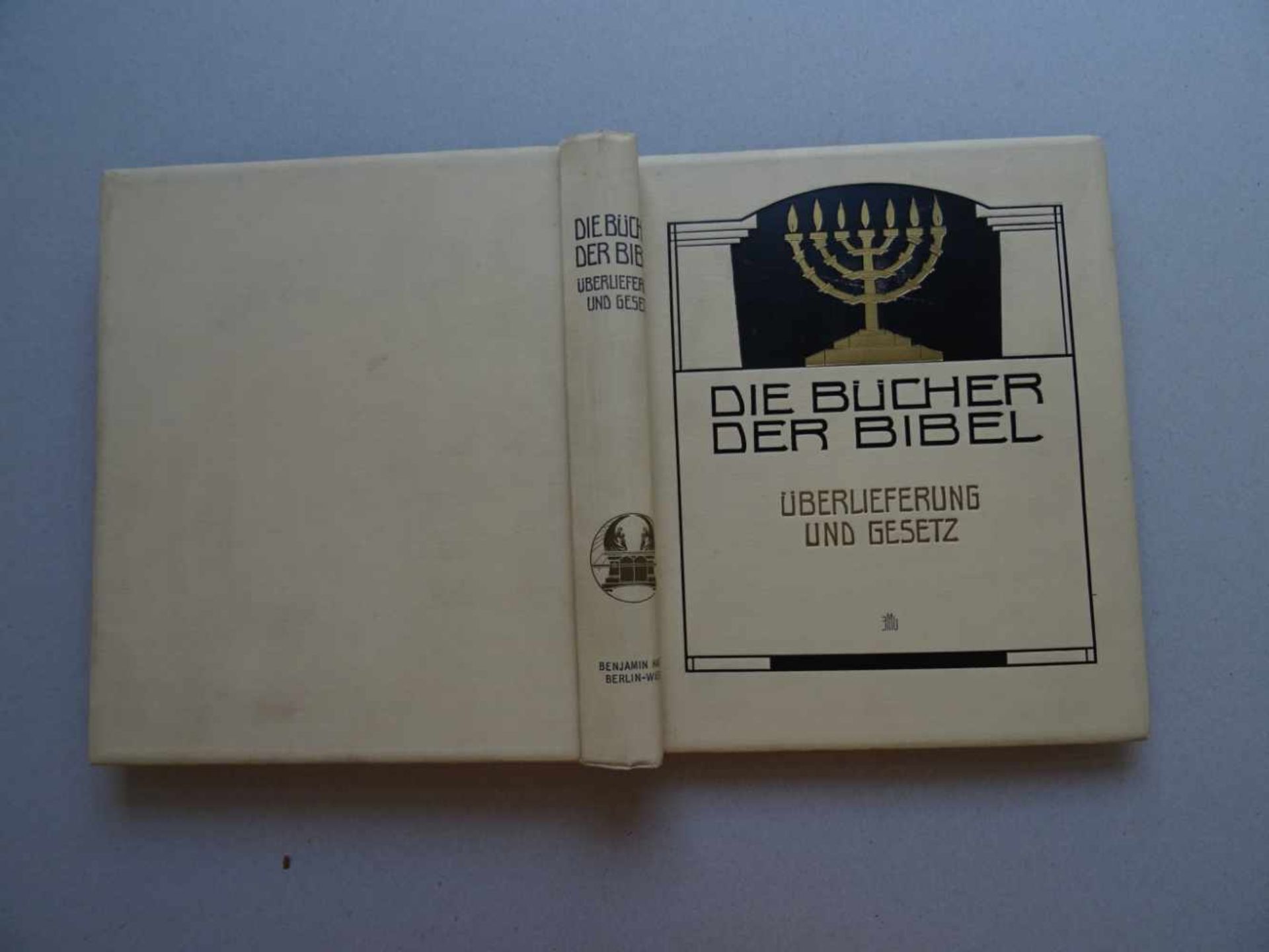 Judaica.- Rahlwes, F.(Hrsg.). Die Bücher der Bibel. Zeichnungen von E.M. Lilien. (2. Aufl.). Bde. I, - Image 5 of 5