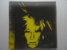 Warhol, Andy(Pittsburgh 1928 - 1987 New York). Warhol Celebrities: Andy Warhol grün. Glasschale