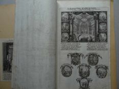 Theologie.-22 Kupfertafeln aus: Historische Bilder-Bibel. Augsburg, Krauss, 1700. Je ca. 28 x 17