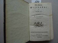 Pistorius(Hrsg.) Neue allgemeine Weltbühne für das Jahr 1815-1820. Jgge. 1-6 (von 7) in 6 Bdn.
