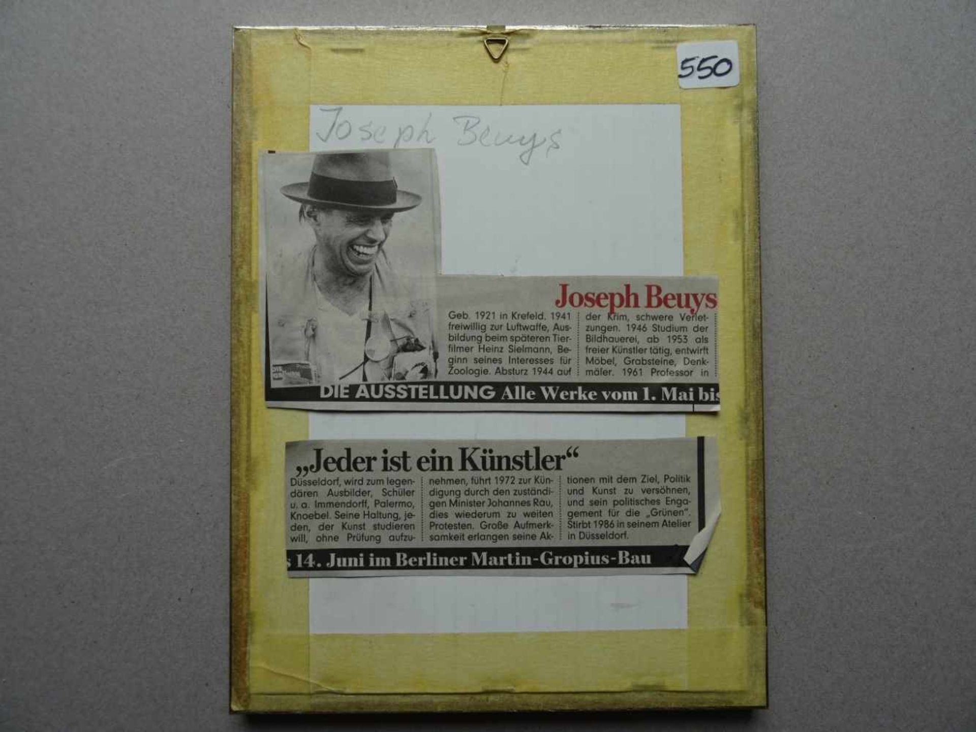 Beuys, Joseph(Krefeld 1921 - 1986 Düsseldorf). es gibt Leute, die sind nur in der DDR gut. - Image 3 of 3