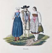 Schweiz.- Füßli, R.H.Les Costumes Suisses les plus originaux et les plus intéressants dessinés d'