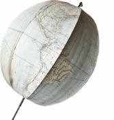 Globus.-By the Queens Royal Letter Patent Betts's new portable Terrestrial Globe. Aufspannbare