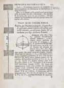 Newton, Isaac.Philosophia naturalis principia mathematica. Editio ultima. (2. Auflage). 2 Tle. in