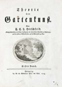 Hirschfeld, C.C.L.Theorie der Gartenkunst. 5 in 3 Bdn. Leipzig, Weidmanns Erben u. Reich, 1779-85.