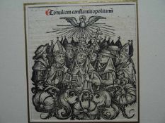 Buchholzschnitte.- Schedel.-19 Buchholzschnitte aus 'Liber Chronicarum'. Nürnberg, Koberger, 1493.