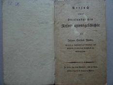 Theologie.- Müller, J.G.Versuch einer Oberlausitzischen Reformazionsgeschichte (!). Görlitz,