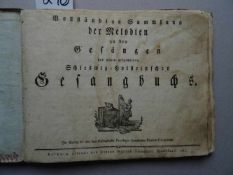Choralbuch.-Vollständige Sammlung der Melodien zu den Gesängen des neuen allgemeinen Schleswig-