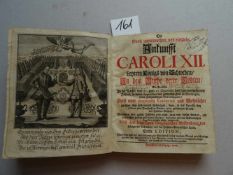 Karl XII.-Die Gantz unvermuthete und plötzliche Ankunfft Caroli XII. Letztern Königs von Schweden,