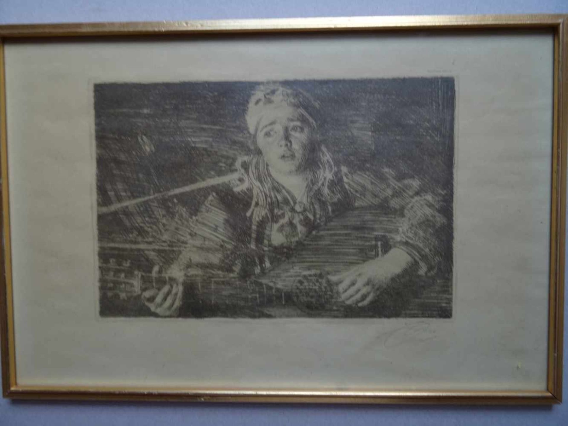 Zorn, Anders Leonard(Yvraden 1860 - 1920 Mora). 2 Gitarrespielerinnen. Lithographien nach der