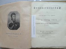 Militaria.-Erinnerungsbuch für Alle, welche in den Jahren 1813, 1814, 1815 Theil genommen haben an