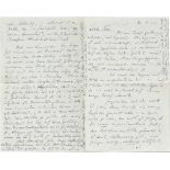 Brod, Max(Schriftsteller; Prag 1884 - 1968 Tel Aviv). Eigenhändiger Brief an den Philosophen und