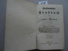 Medizin.- Eble, B.Encyklopädisches Handbuch für angehende Wundärzte. 2 Bde. Wien, Gerold, 1834.