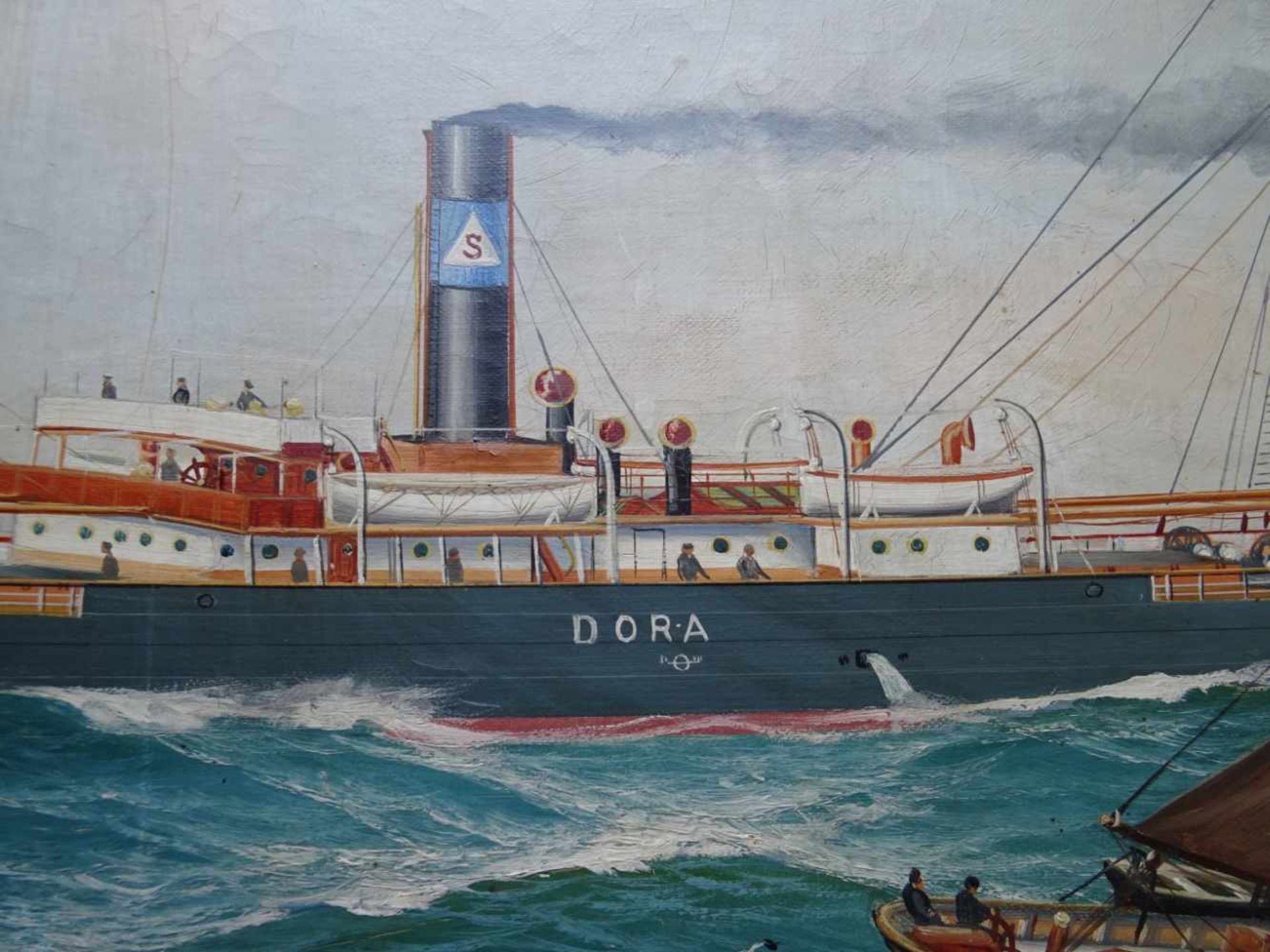 Mohrmann, John-Henry(Estebrügge 1857 - 1916 Bloomsbury/Kanada). Kapitänsbild S/S 'Dora' Kapt. F. - Bild 3 aus 6