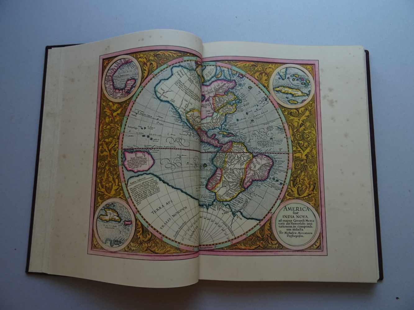 Faksimile.- Mercator, G.Atlas sive Cosmographicae meditationes de fabrica mundi et fabricati figura. - Image 2 of 4