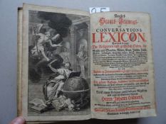 Hübner, J.(Hrsg.). Reales Staats- Zeitungs- und Conversations-Lexicon, Darinnen so wohl Die