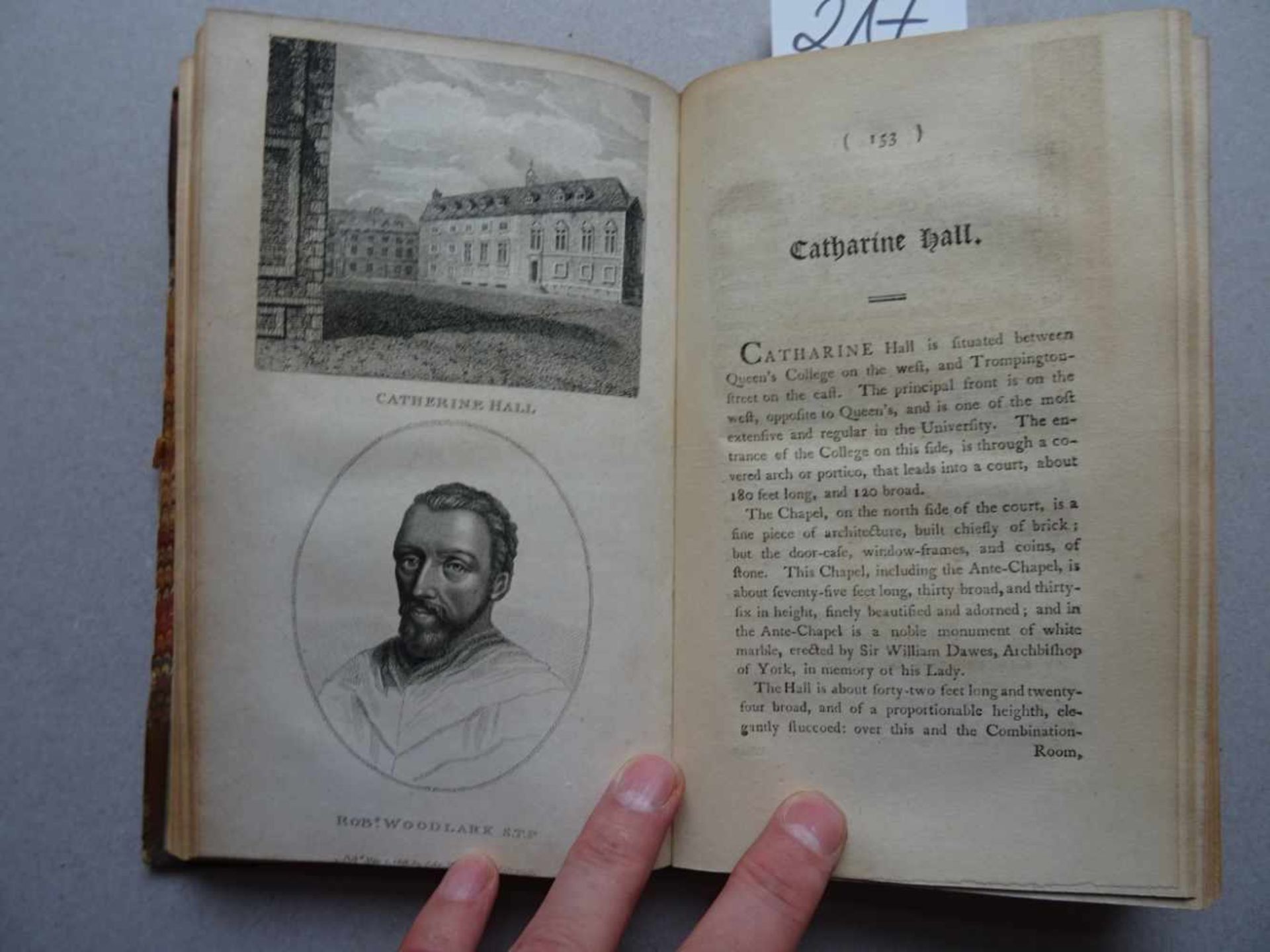 Großbritannien.- Wilson, J.Memorabilia Cantabrigiae: or, an account of the different colleges in - Bild 3 aus 4