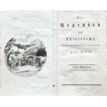 (Albrecht, J.F.E.).Die Regenten des Thierreichs. Eine Fabel. 4 Bde. O.O. und Verlag, 1790-96. Mit