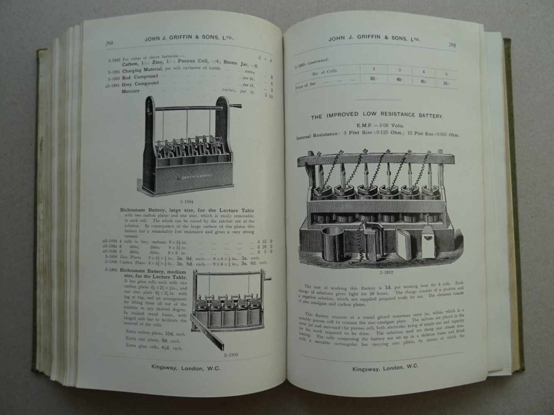 Firmenkataloge.- Griffin, John J.Scientific Handicraft. An illustrated and descriptive catalogue - Bild 4 aus 4