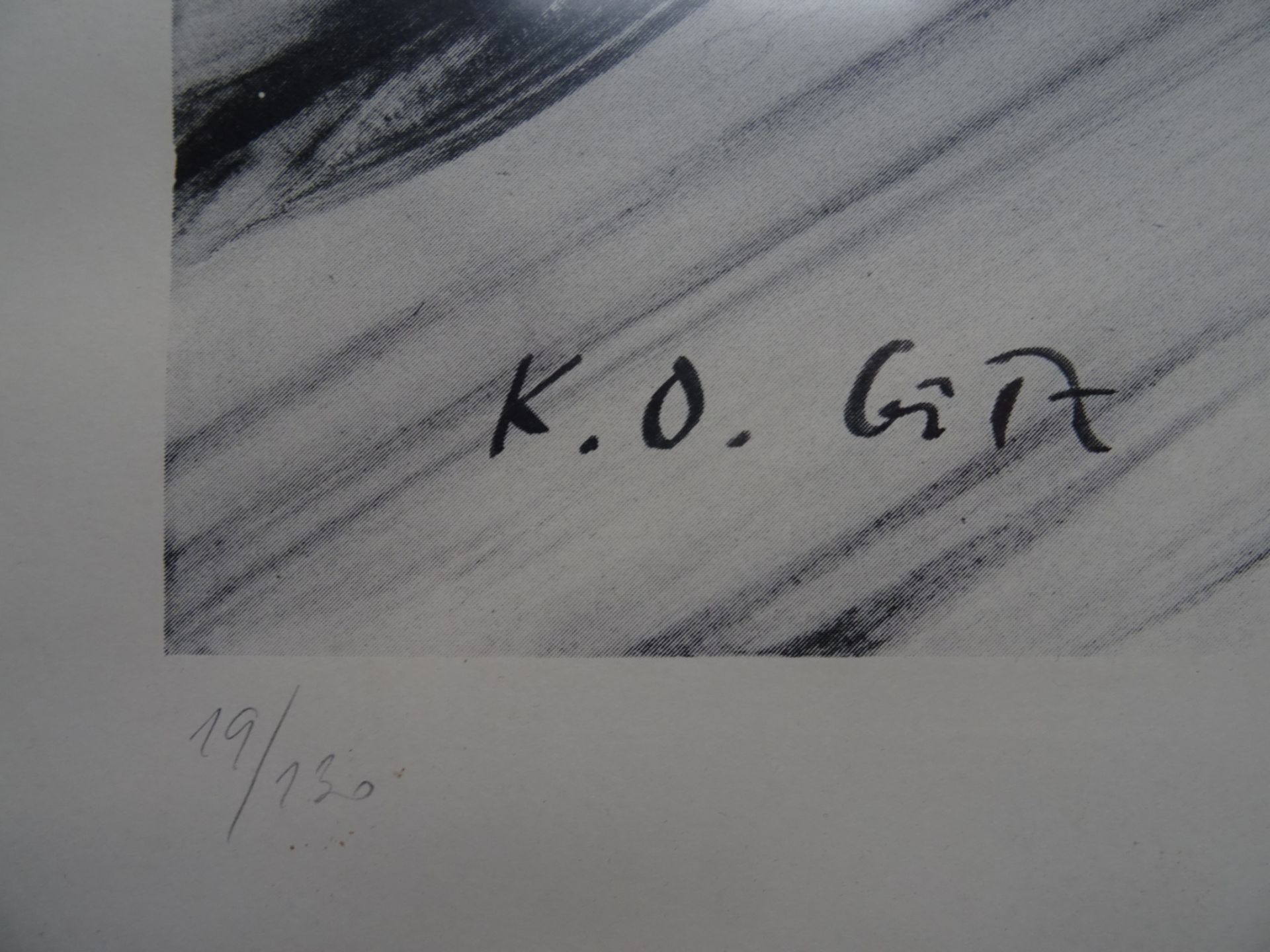 Götz, Karl Otto (auch: K.O. Götz)(Aachen 1914 - 2017 Wolfenacker). Ohne Titel. Offsetlithographie um - Bild 2 aus 5