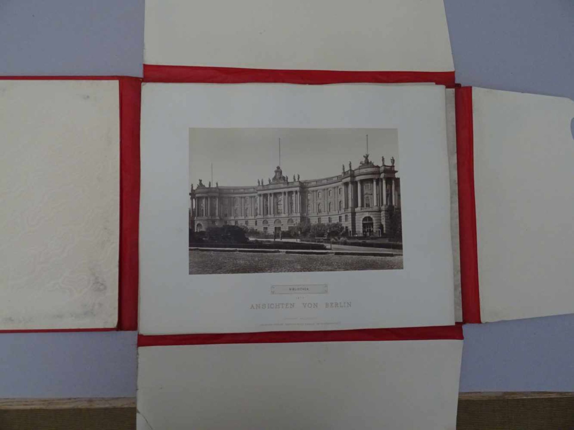 Berlin.Ansichten von Berlin. Berlin, Photographische Gesellschaft, 1879-82. 27 mont. Orig.- - Bild 6 aus 7