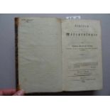 Kämtz, L.F.Lehrbuch der Meteorologie. Bd. 2 (v. 3). Halle, Gebauer, 1832. XX, 595 S. Mit 3