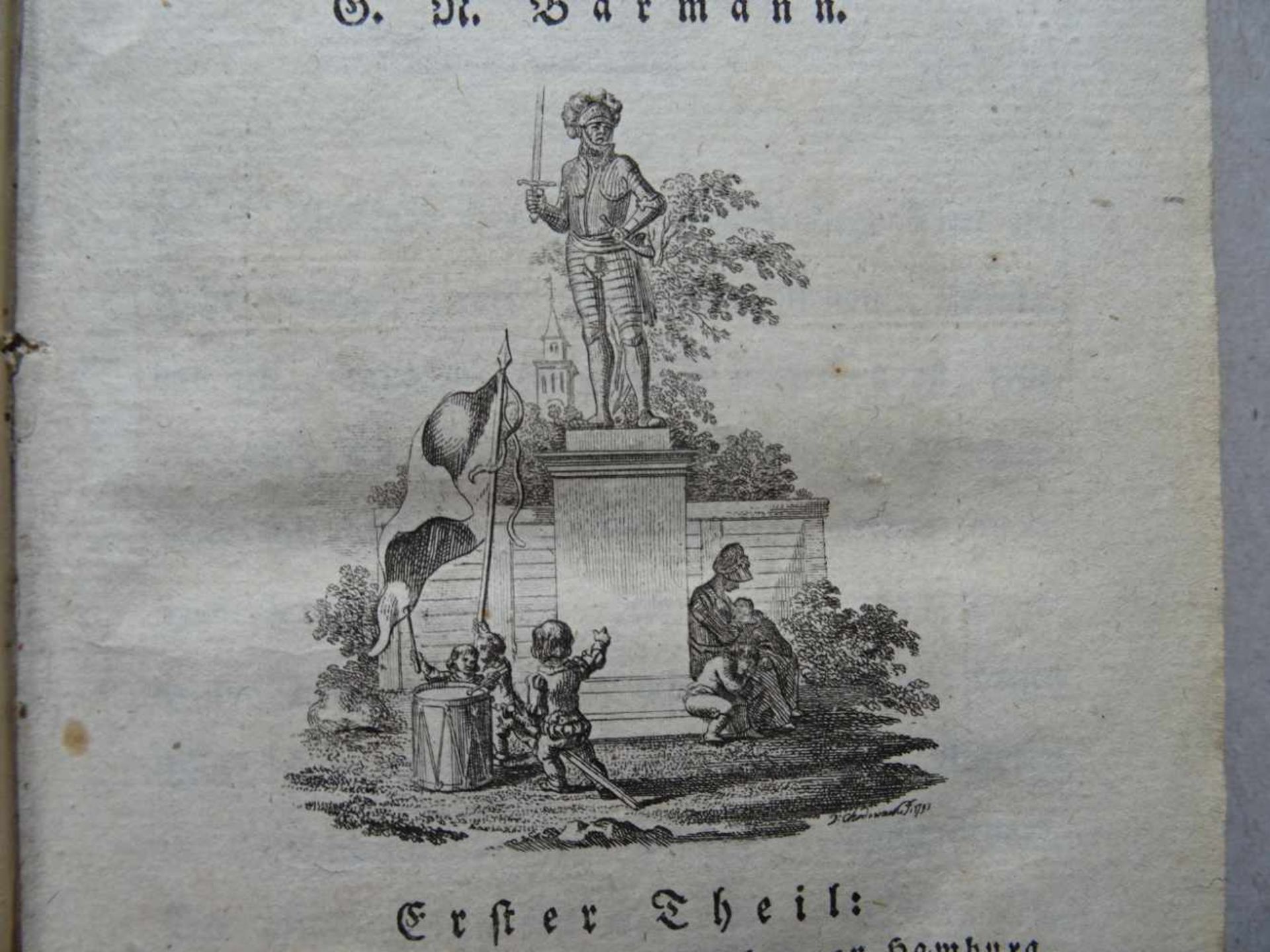 Hamburg.- Bärmann, G.N.Hamburgische Denkwürdigkeiten für Einheimische und Fremde. 2. Aufl. 2 Tle. u. - Image 2 of 5