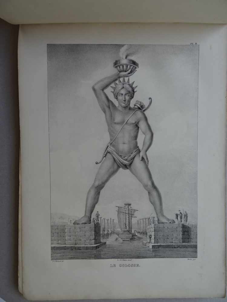 Griechenland.- (Rottiers, (B.E.A.).Description des Monumens de Rhodes). Tafelband. (Brüssel, - Image 7 of 8
