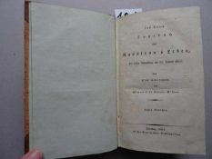 Napoleon.- Las Cases, (E.-A.-D.-J.).Tagebuch über Napoleon's Leben, seit dessen Abdankung, am 15.