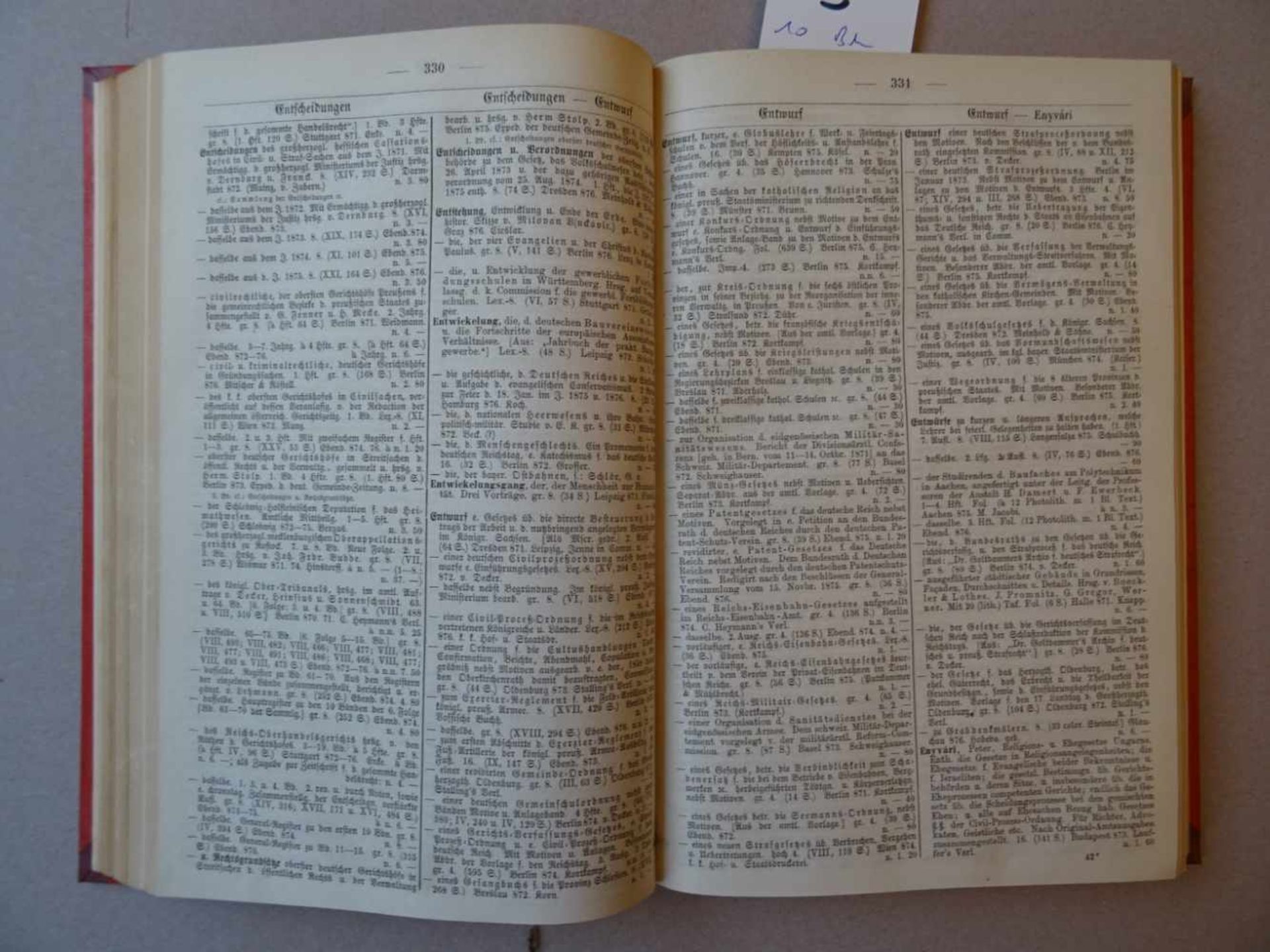 Bibliographien.- Kayser, C.G.Index locupletissimus librorum... Vollständiges Bücher-Lexicon - Bild 2 aus 4