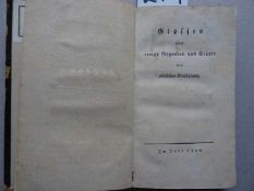 (Schilling, F.G.).Glossen über einige Gegenden und Städte des nördlichen Deutschlands. O.O. u.