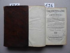 Medizin.- (Le Vacher de la Feutrie, T. und Moysant, F.).Dictionnaire de Chirurgie, contenant la