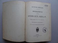 Segelhandbuchfür den Stillen Ozean. Mit einem Atlas von 31 Karten. Hrsg. von der Direktion. Hamburg,