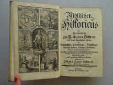 Theologie.- Schmidt, J.J.Biblischer Historicus Oder Einleitung zur Biblischen Historie und deren