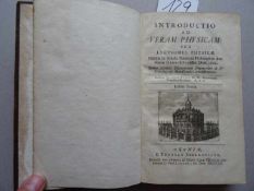 Keill, J.Introductio ad Veram Physicam: seu Lectiones Physicae. Habitae in Schola Naturalis