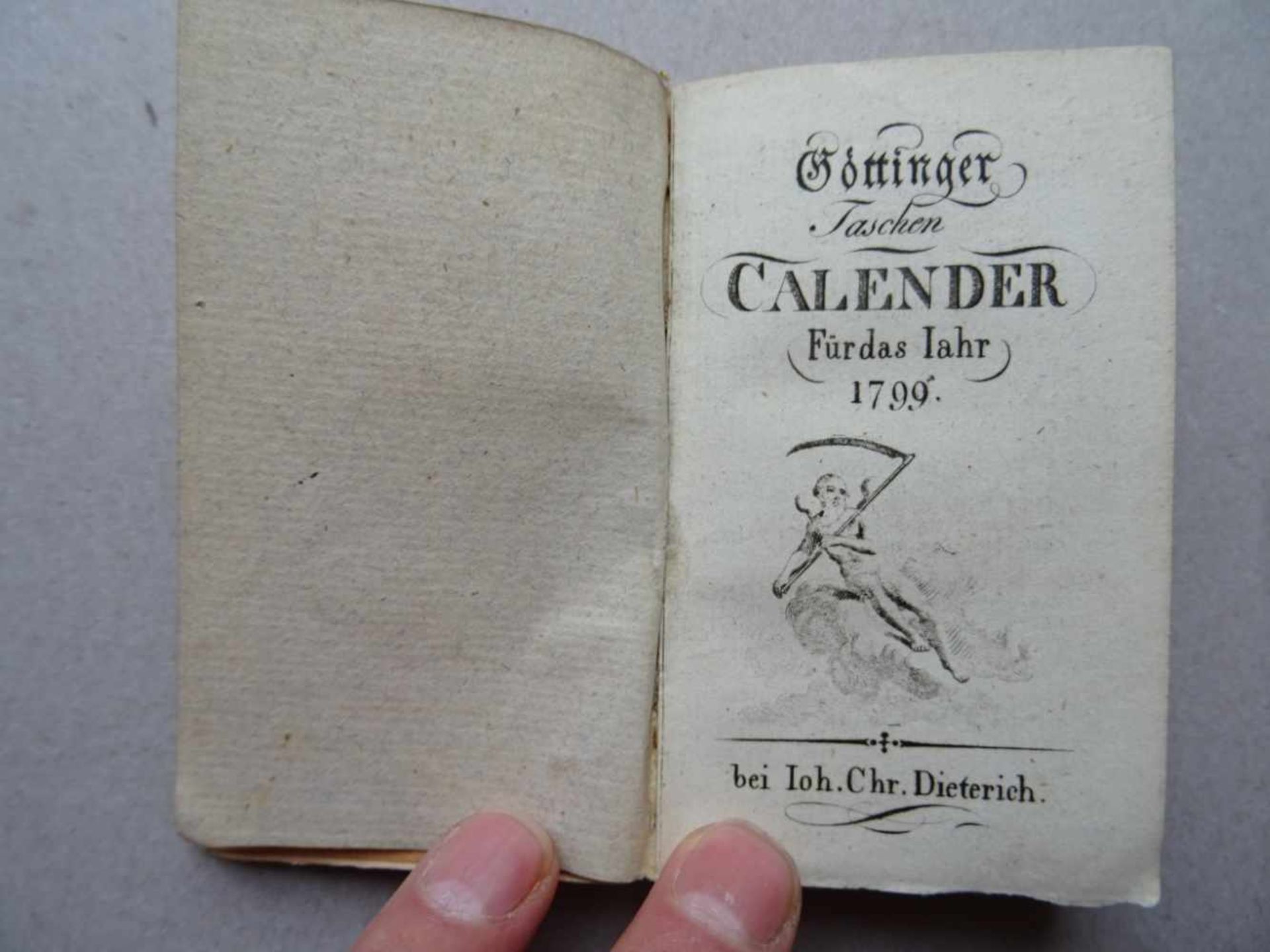 Almanache.- Göttinger Taschen-Calenderfür das Jahr 1783 (bis 1806). (Hrsg. von G.C. Lichtenberg). 10 - Bild 3 aus 5