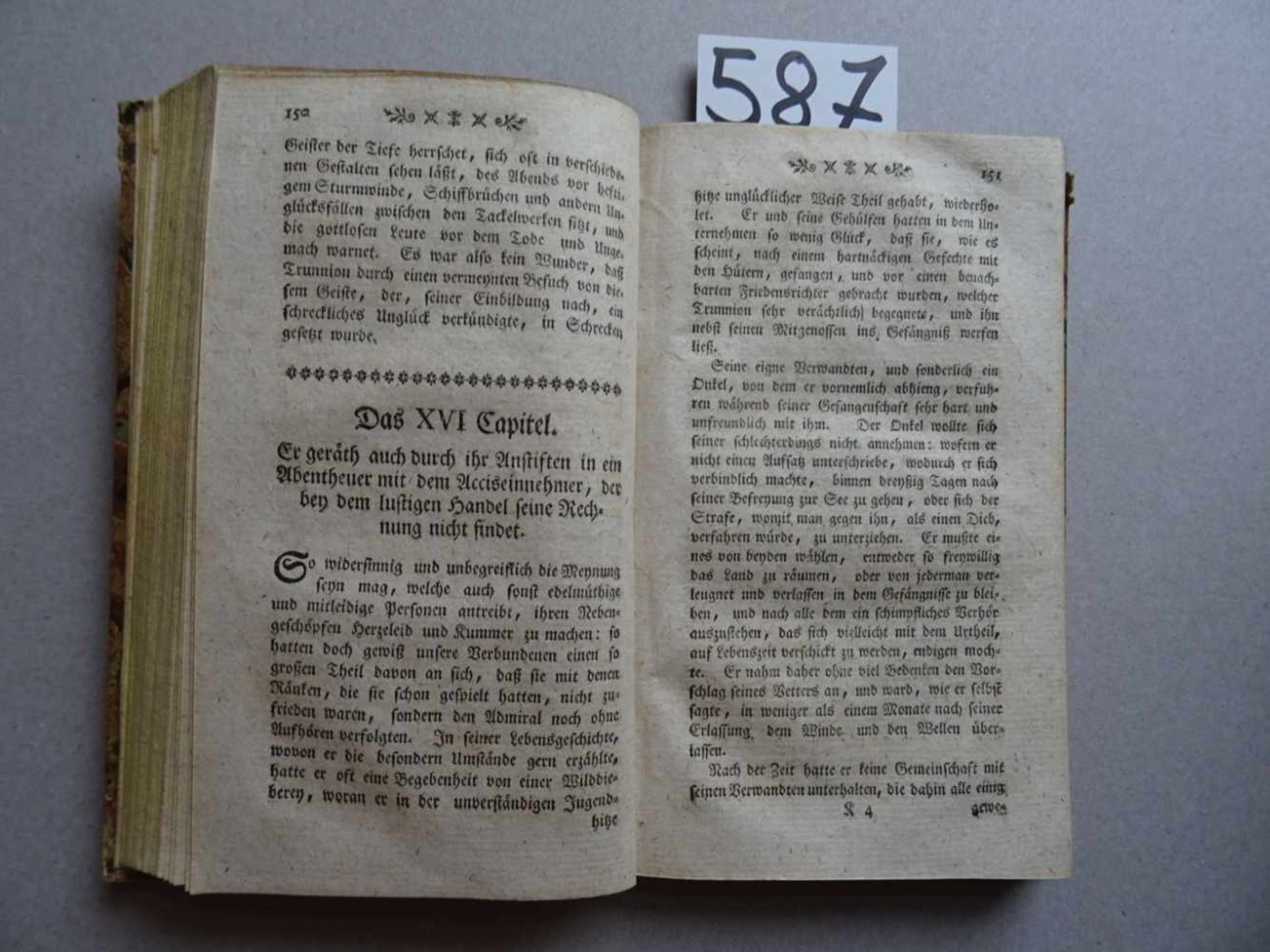 (Smollett, T.G.).Peregrine Pickle. Neu übersetzt. 4 Bde. Prag, Diesbach, 1787. Mit 4 gestoch. - Bild 5 aus 5