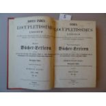 Bibliographien.- Kayser, C.G.Index locupletissimus librorum... Vollständiges Bücher-Lexicon