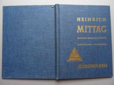 Firmenkataloge.Heinrich Mittag AG. Kurzwaren-Katalog Ausgabe D. Magdeburg u. Hannover, um 1936.