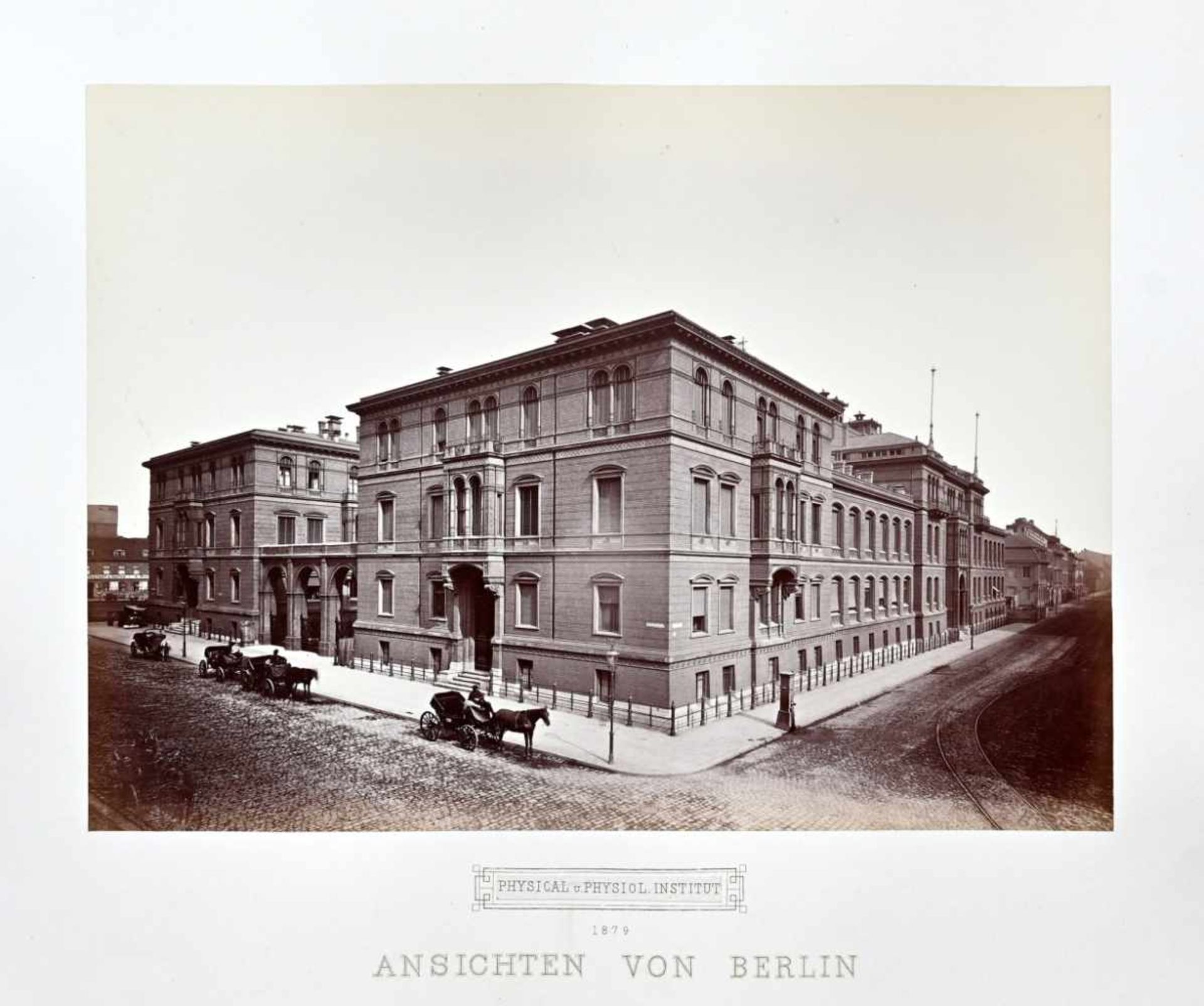 Berlin.Ansichten von Berlin. Berlin, Photographische Gesellschaft, 1879-82. 27 mont. Orig.-