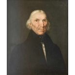 Anonym.Zwei Porträts. Öl auf Leinwand. 1824. 1 Porträt schwer leserlich signiert ('F. Wel..') im
