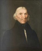 Anonym.Zwei Porträts. Öl auf Leinwand. 1824. 1 Porträt schwer leserlich signiert ('F. Wel..') im