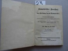 Graf, O.Sympathischer Hausschatz oder die Heilung durch Sympathie, d.i. die sympathischen Heilmittel