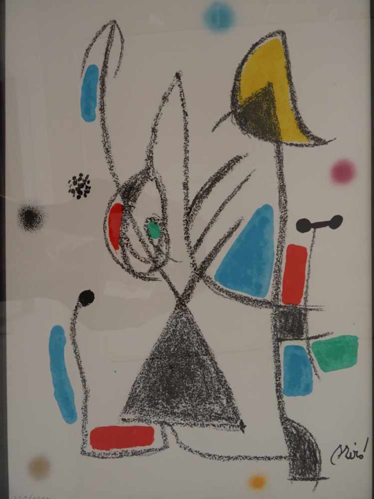 Miró, Joan(Barcelona 1893 - 1983 Palma). Maravillas con variaciones acrósticas en el jardin de Miró. - Bild 2 aus 4