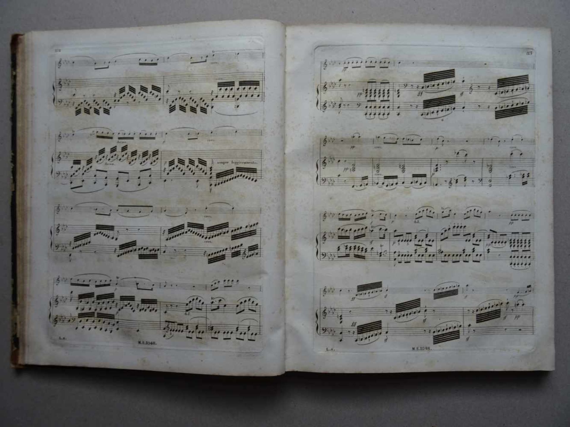 Beethoven, Ludwig van.Collection Complète des oeuvres composés Pour le Piano Forte. Lieferungen 8-