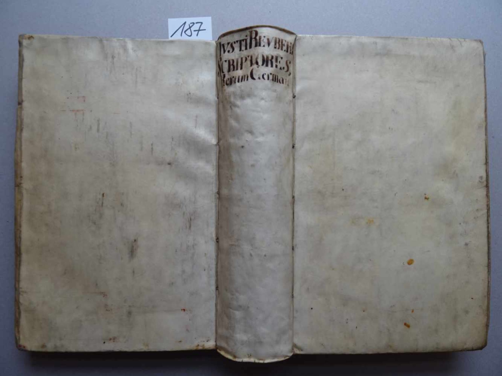 Reuber, J.Veterum scriptorum, qui caesarum et imperatorum germanicorum... tomus unus... Frankfurt, - Bild 6 aus 6