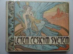 Mucha.Letem Ceskym Svetem. (Tschechischer Druck: Die tschechische Welt im Flug). Prag, (1898). 3